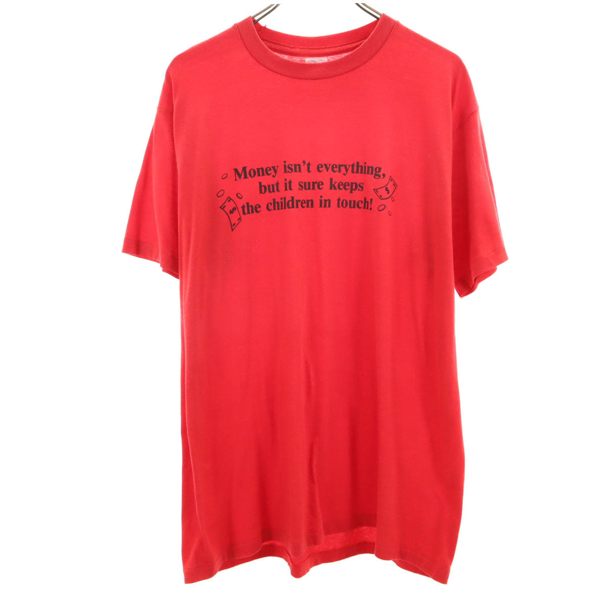 90s オールド カナダ製 半袖 Tシャツ XL レッド シングルステッチ メンズ