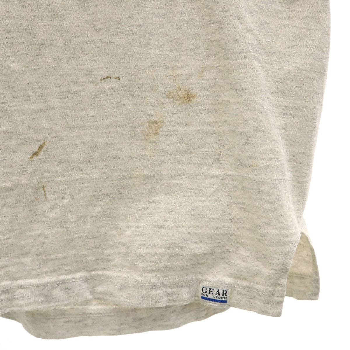 GEAR 90s USA製 オールド 半袖 Tシャツ L グレー メンズ