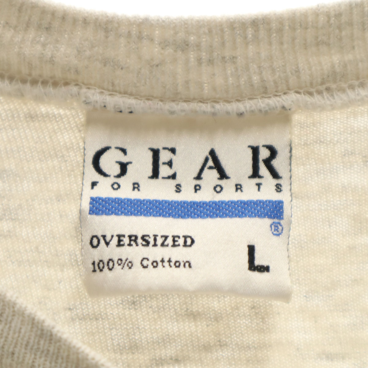 GEAR 90s USA製 オールド 半袖 Tシャツ L グレー メンズ