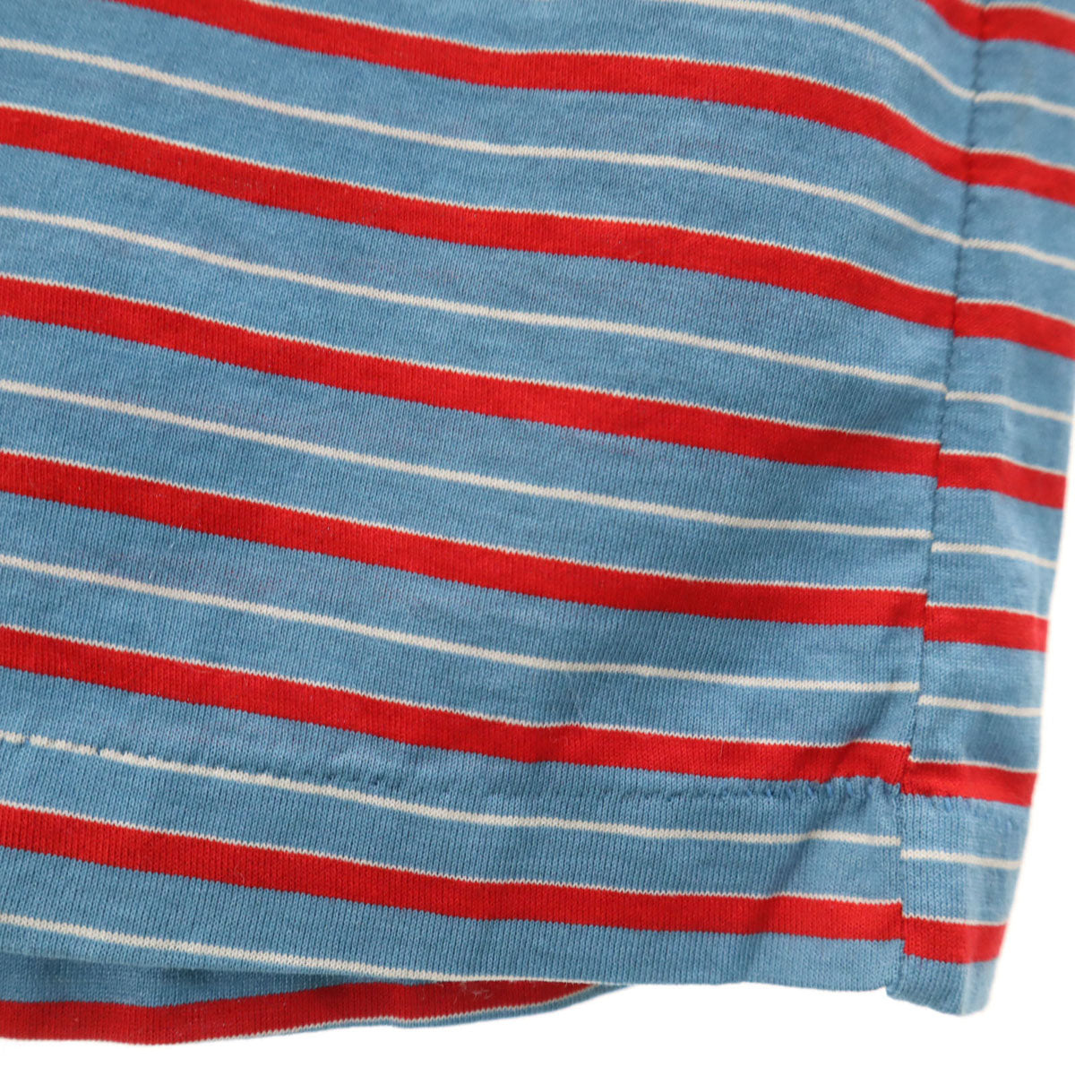 Christian Dior MONSIEUR クリスチャンディオール ムッシュ 90s オールド ボーダー柄 半袖 ポロシャツ M ブルー系 メンズ