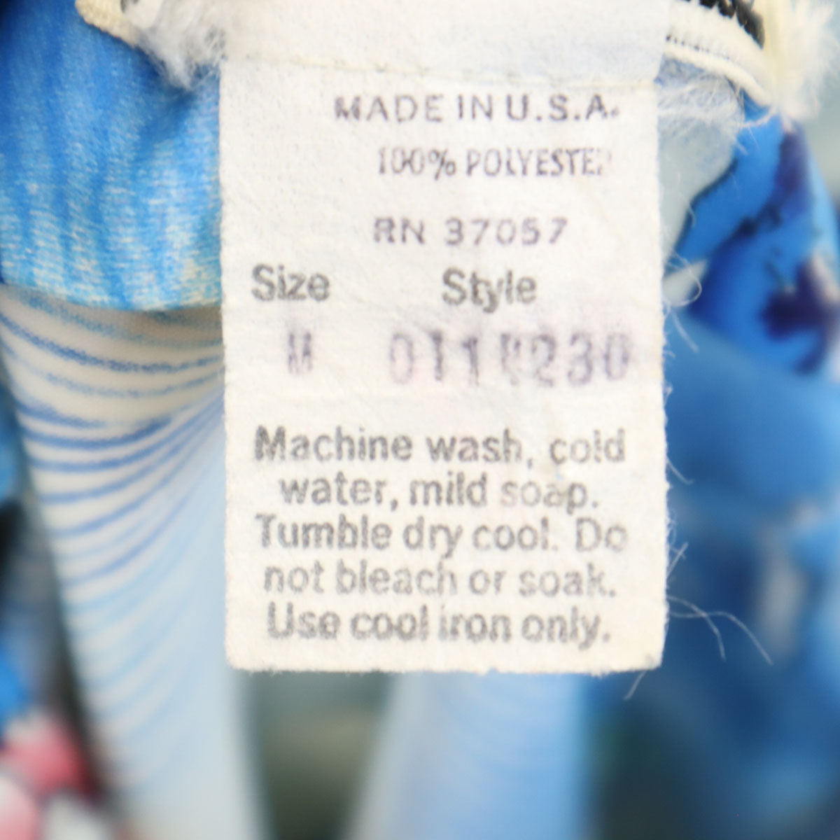 melemele メレメレ 70s 80s USA製 ヴィンテージ 花柄 半袖 アロハシャツ M アイボリー 開襟 メンズ