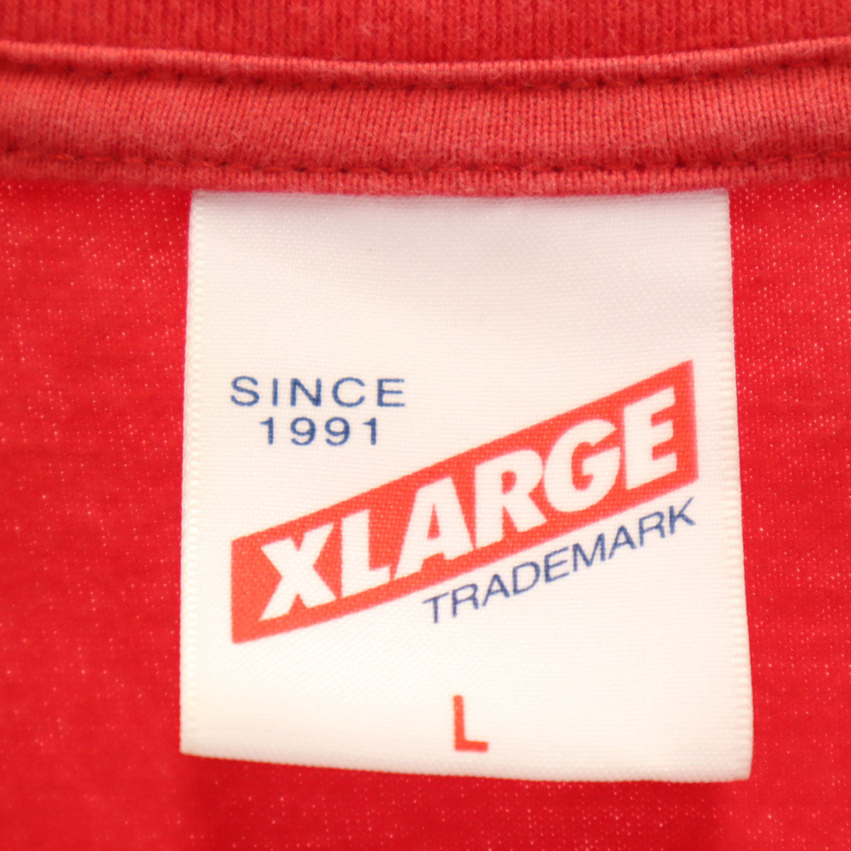 XLARGE エクストララージ 半袖 Tシャツ L レッド メンズ