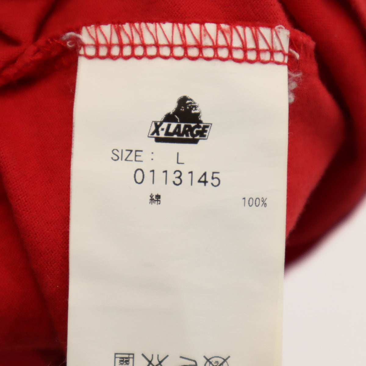 XLARGE エクストララージ 半袖 Tシャツ L レッド メンズ