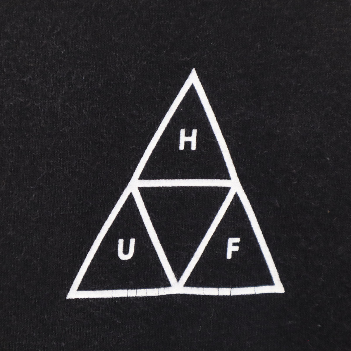 HUF ハフ バックロゴ 半袖 Tシャツ L ブラック メンズ