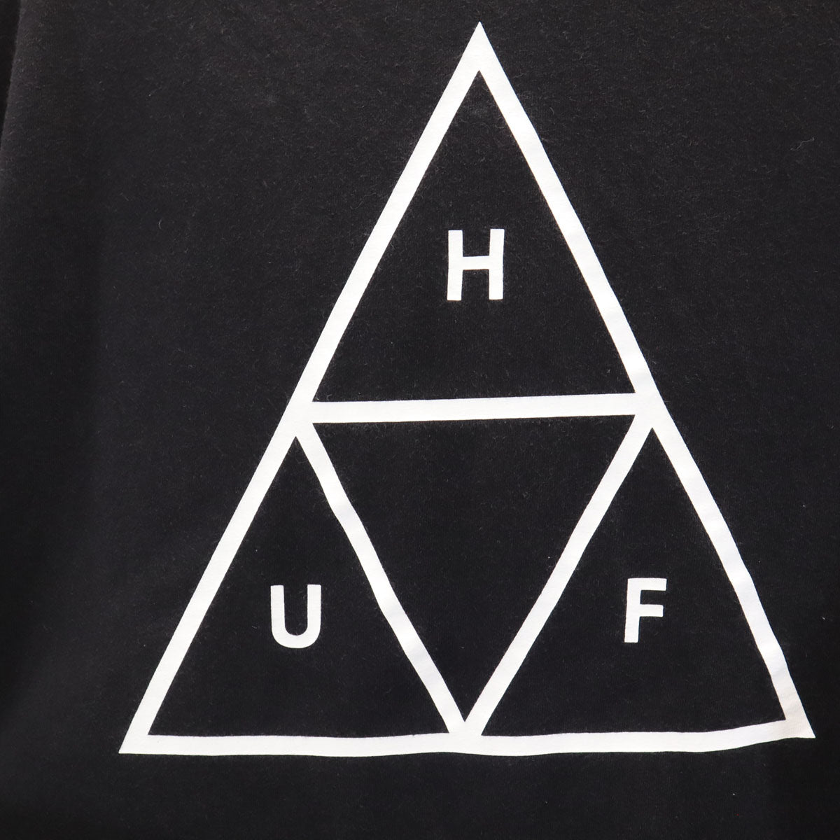 HUF ハフ バックロゴ 半袖 Tシャツ L ブラック メンズ