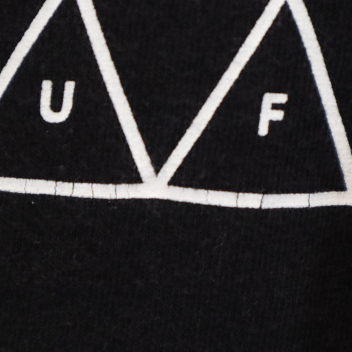 HUF ハフ バックロゴ 半袖 Tシャツ L ブラック メンズ