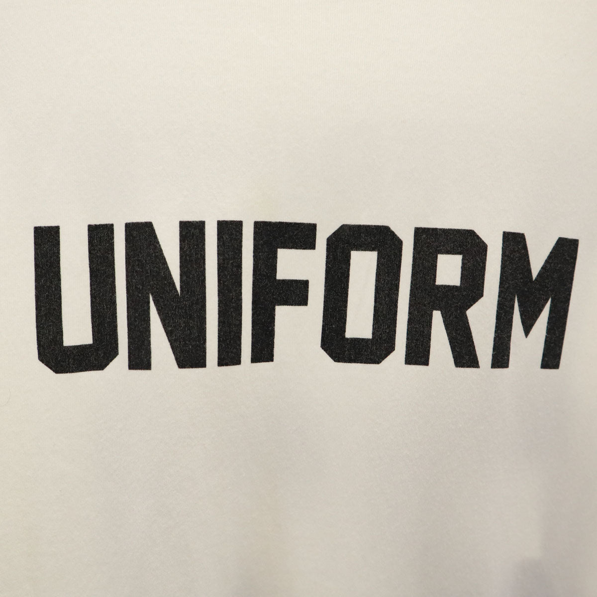uniform experiment ユニフォームエクスペリメント 日本製 バックプリント 半袖 Tシャツ 2 白 メンズ