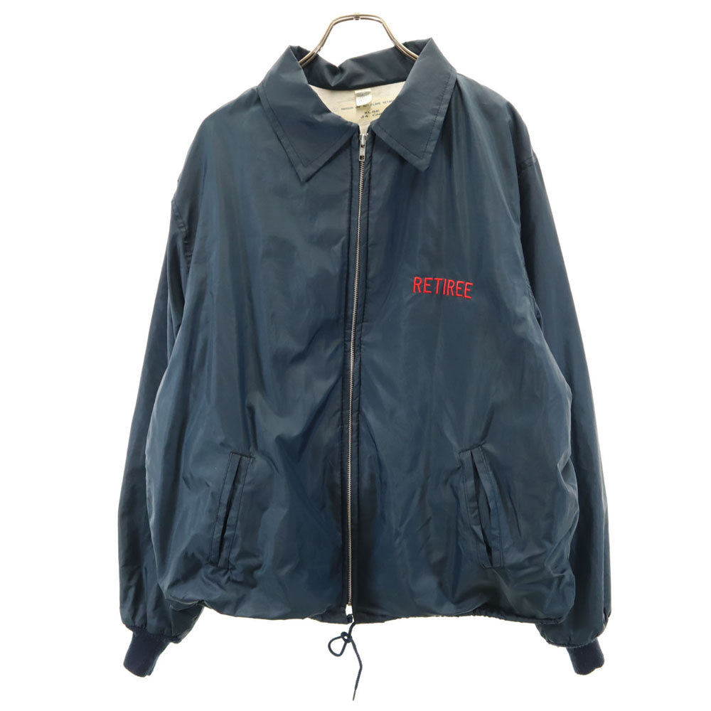 OLD オールド 80s USA製 ブルゾン XL ネイビー ジャケット メンズ