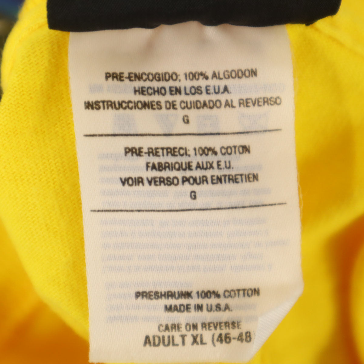 NO FEAR ノーフィアー USA製 半袖 Tシャツ XL イエロー メンズ