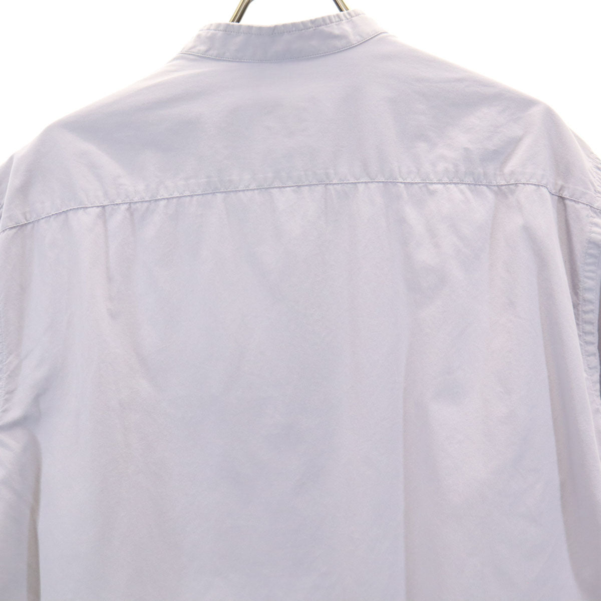 ARMANI COLLEZIONI アルマーニコレッツォーニ 半袖 バンドカラーシャツ L グレー メンズ