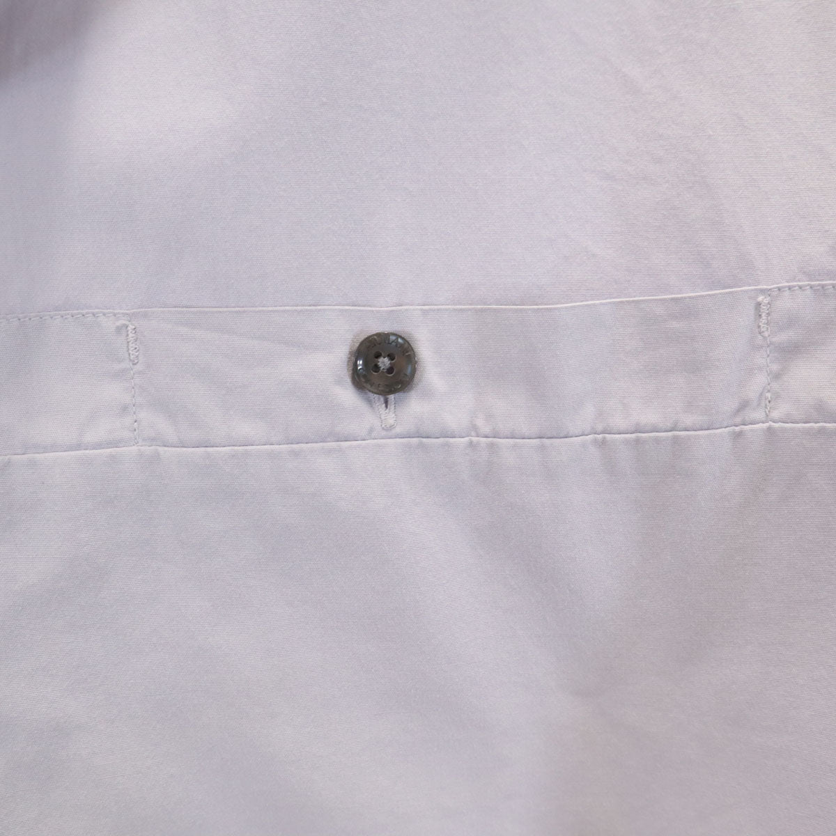 ARMANI COLLEZIONI アルマーニコレッツォーニ 半袖 バンドカラーシャツ L グレー メンズ