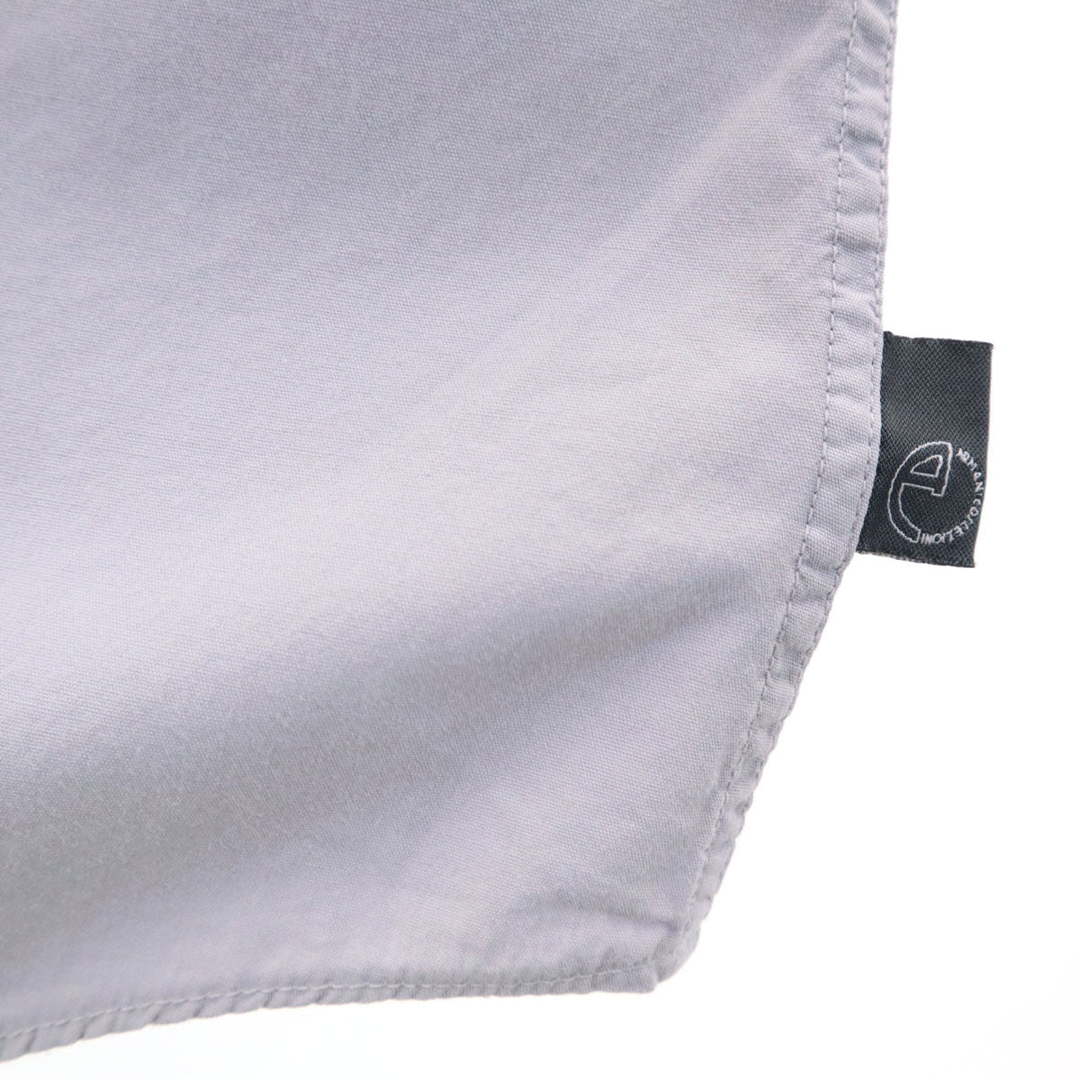 ARMANI COLLEZIONI アルマーニコレッツォーニ 半袖 バンドカラーシャツ L グレー メンズ