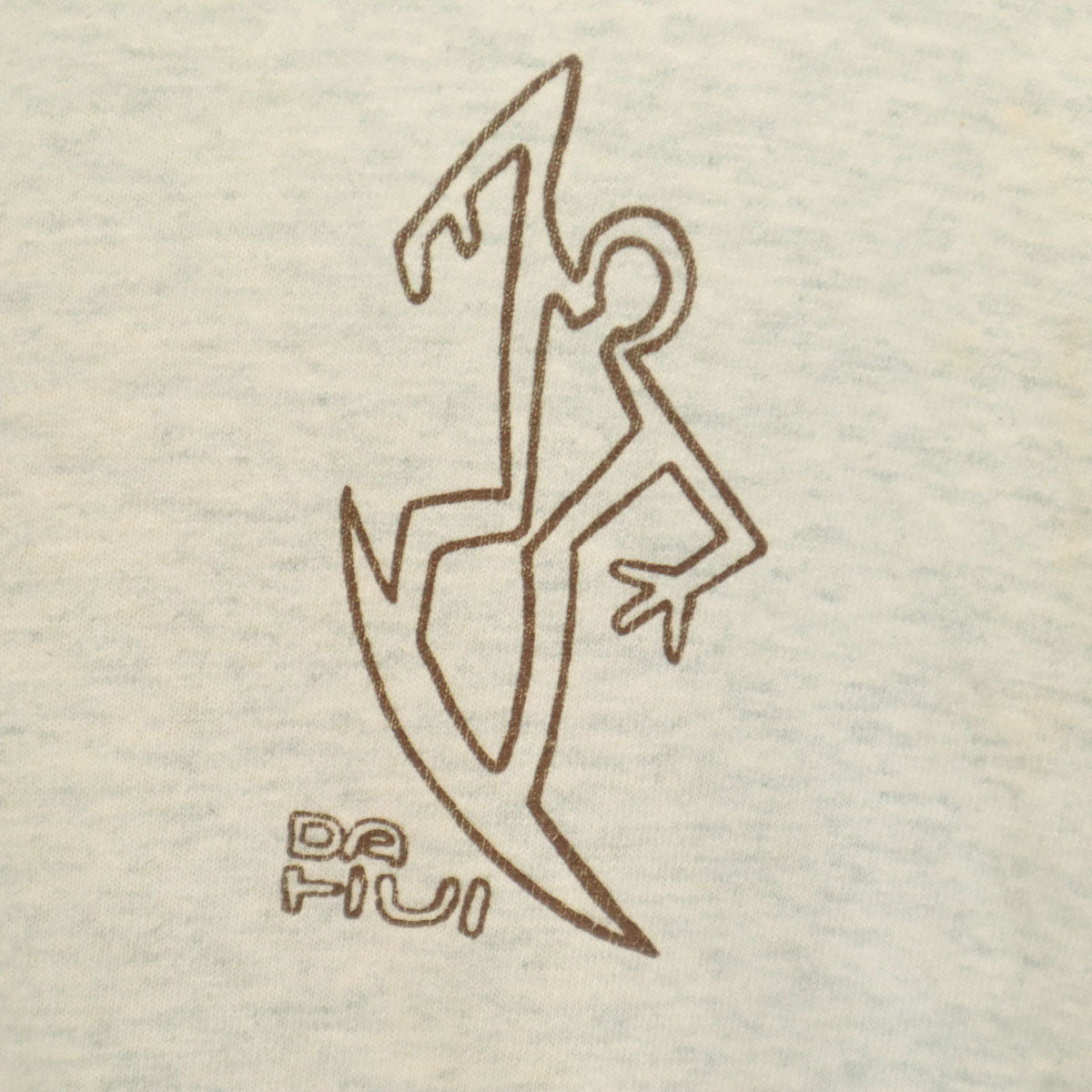 Da Hui ダフイ 90s USA製 オールド バックプリント 半袖 Tシャツ M グレー シングルステッチ メンズ