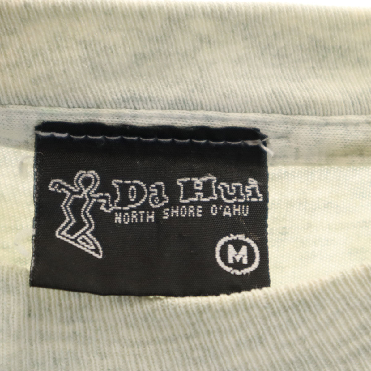 Da Hui ダフイ 90s USA製 オールド バックプリント 半袖 Tシャツ M グレー シングルステッチ メンズ