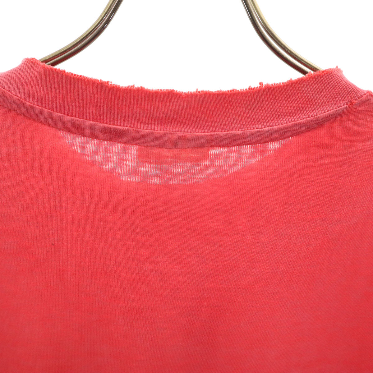 Hanes ヘインズ 80s 90s BEEFY-T USA製 オールド 半袖 Tシャツ L レッド系 シングルステッチ メンズ