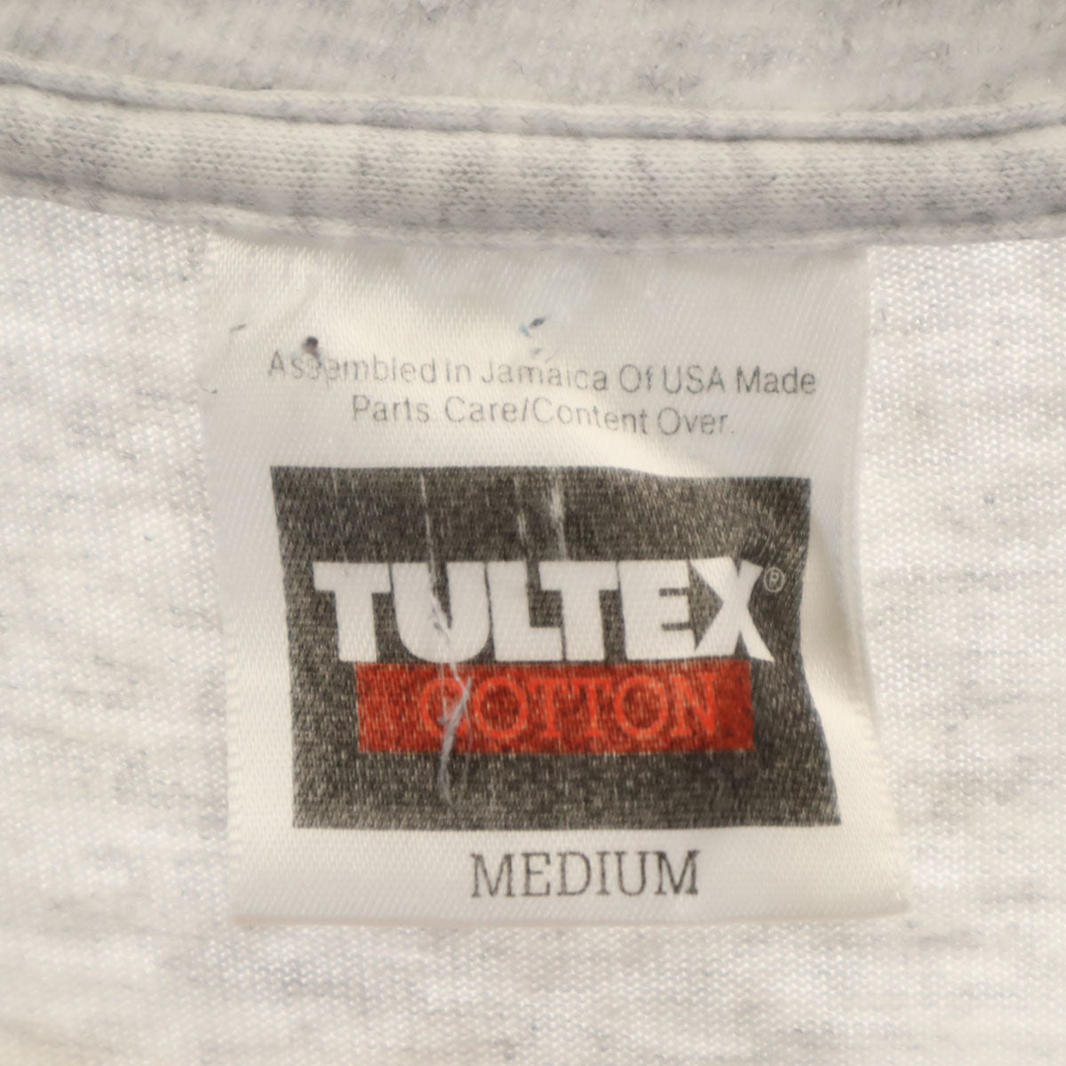 TULTEX タルテックス 90s オールド 半袖 Tシャツ M グレー系 シングルステッチ メンズ