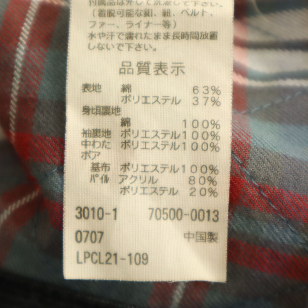 Levi's リーバイス コーデュロイ トラッカー ジャケット M ブラック 中綿入り メンズ