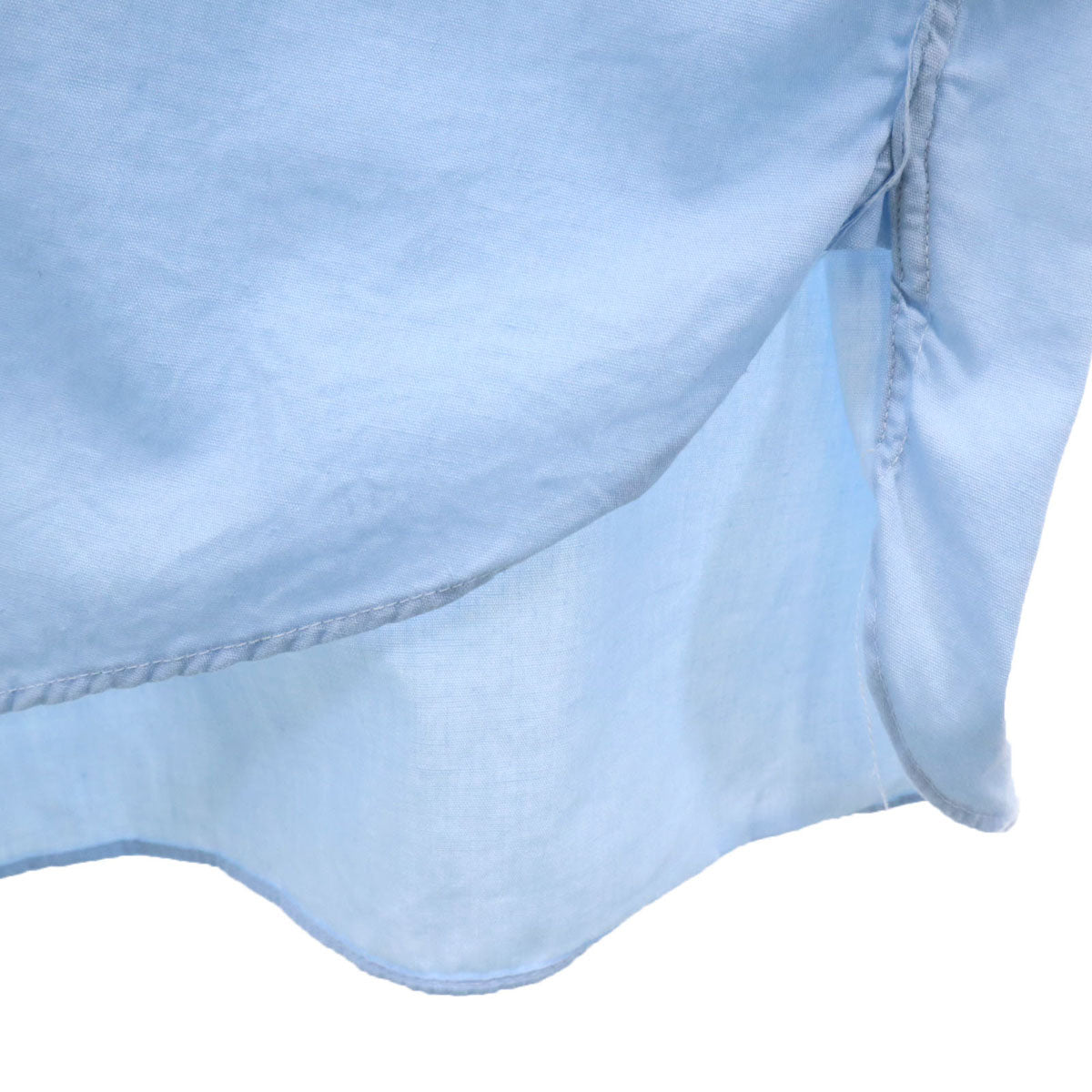 VAN HEUSEN ヴァンヒューゼン 50s 60s ヴィンテージ 長袖 シャツ 17-33 水色 ダブルカフス メンズ