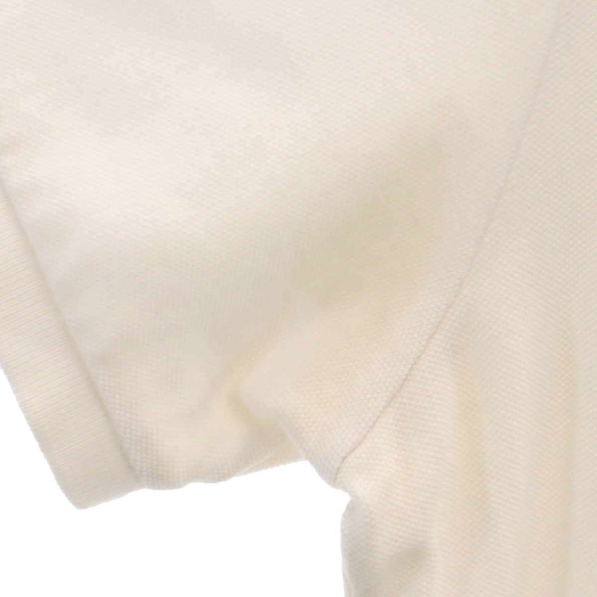 POLO RALPH LAUREN ポロラルフローレン 半袖 カスタムフィット ポロシャツ L オフホワイト 鹿の子 メンズ