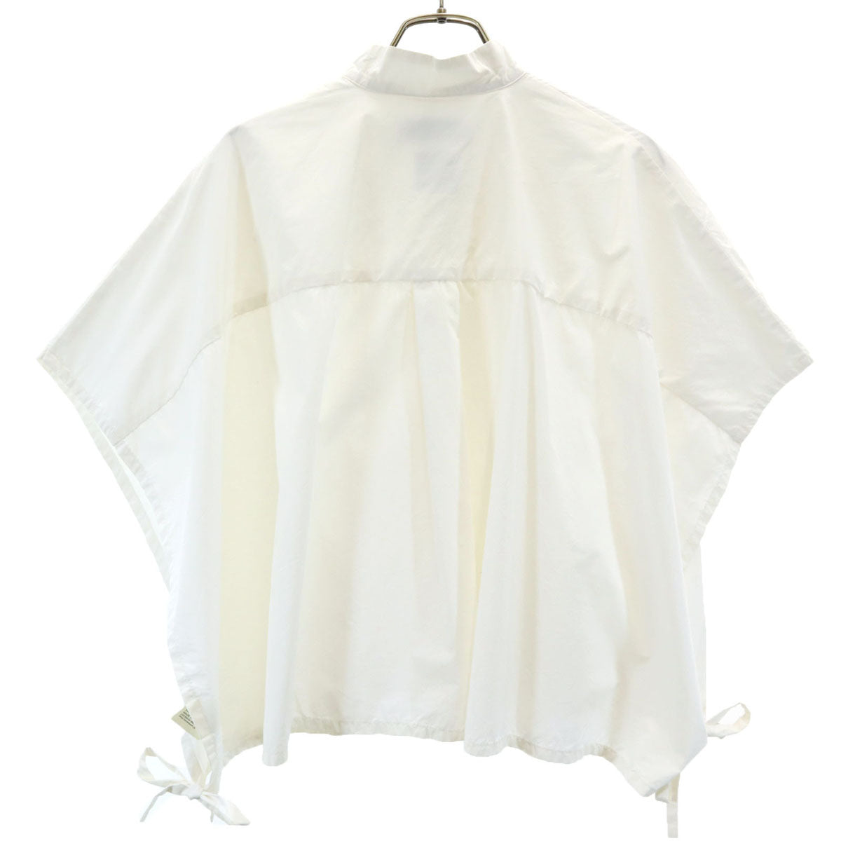 FACETASM ファセッタズム 日本製 半袖 スタンドカラー シャツ ホワイト系 レディース