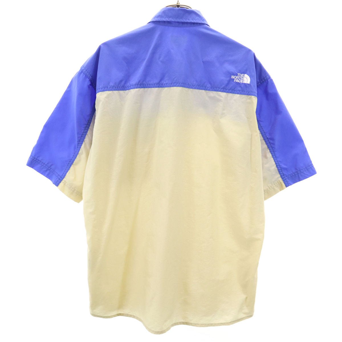 THE NORTH FACE ノースフェイス アウトドア ナイロン 半袖 シャツ M ベージュ系 NR22331 メンズ