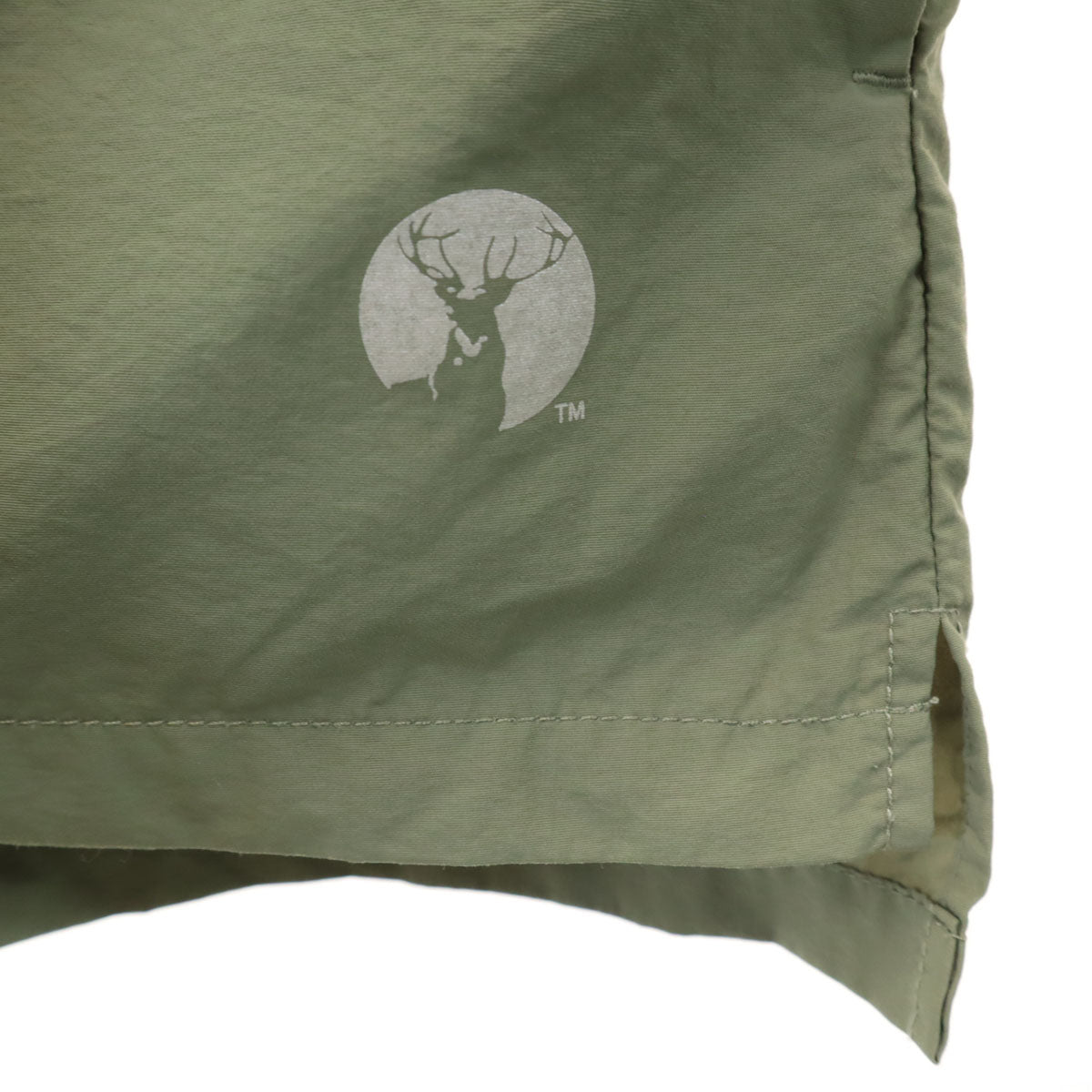 WILDTHINGS ワイルドシングス ナイロン 半袖 シャツ L カーキ メンズ