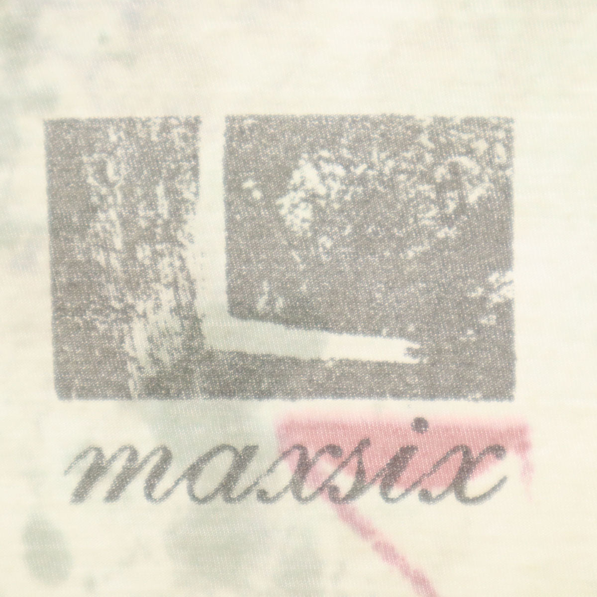 maxsix マックスシックス 日本製 総柄 半袖 ドクロ Tシャツ L オフホワイト系 レディース