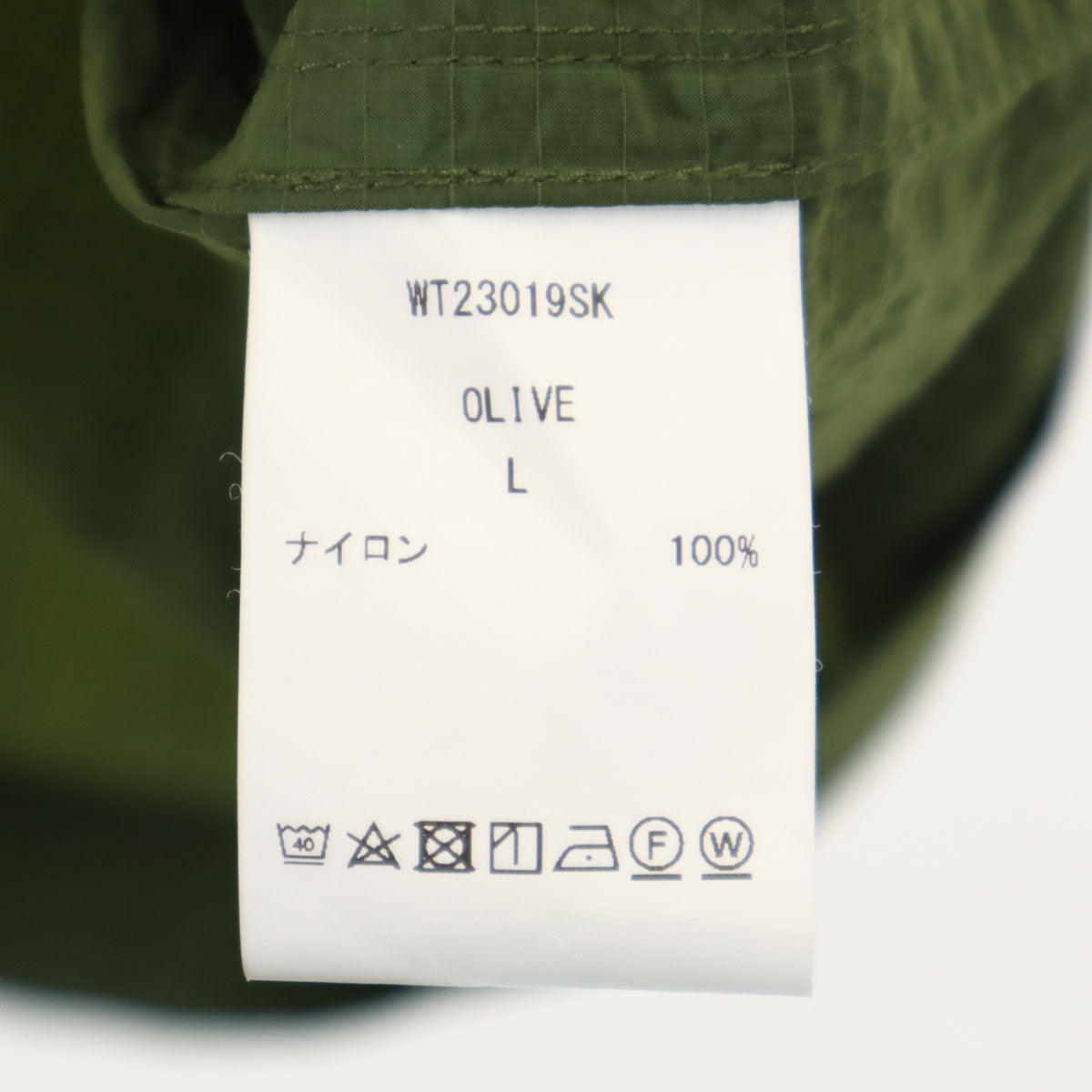 WILDTHINGS ワイルドシングス 半袖 ジップ シャツ L カーキ メンズ