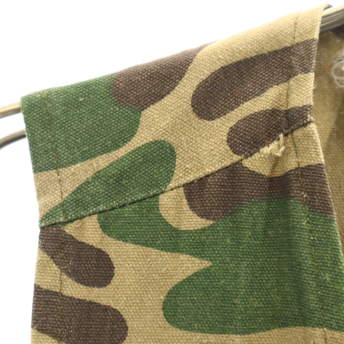 GAME WINNER ゲームウィナー 70s ヴィンテージ カモフラ柄 メッシュ切替 ハンティング ベスト M カーキ 迷彩 メンズ