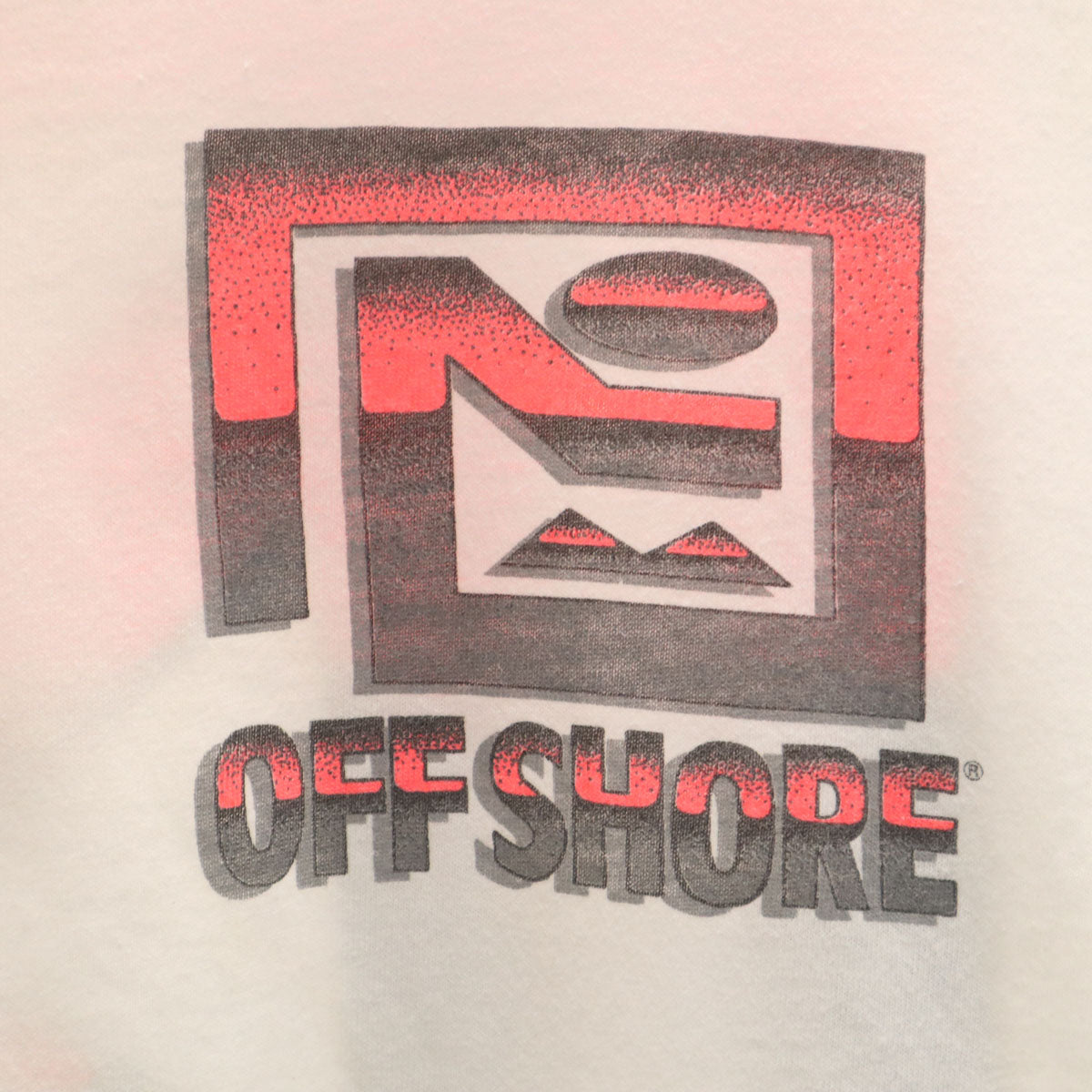 OFF SHORE オフショア 90s USA製 オールド バックロゴ 半袖 Tシャツ M ホワイト シングルステッチ メンズ