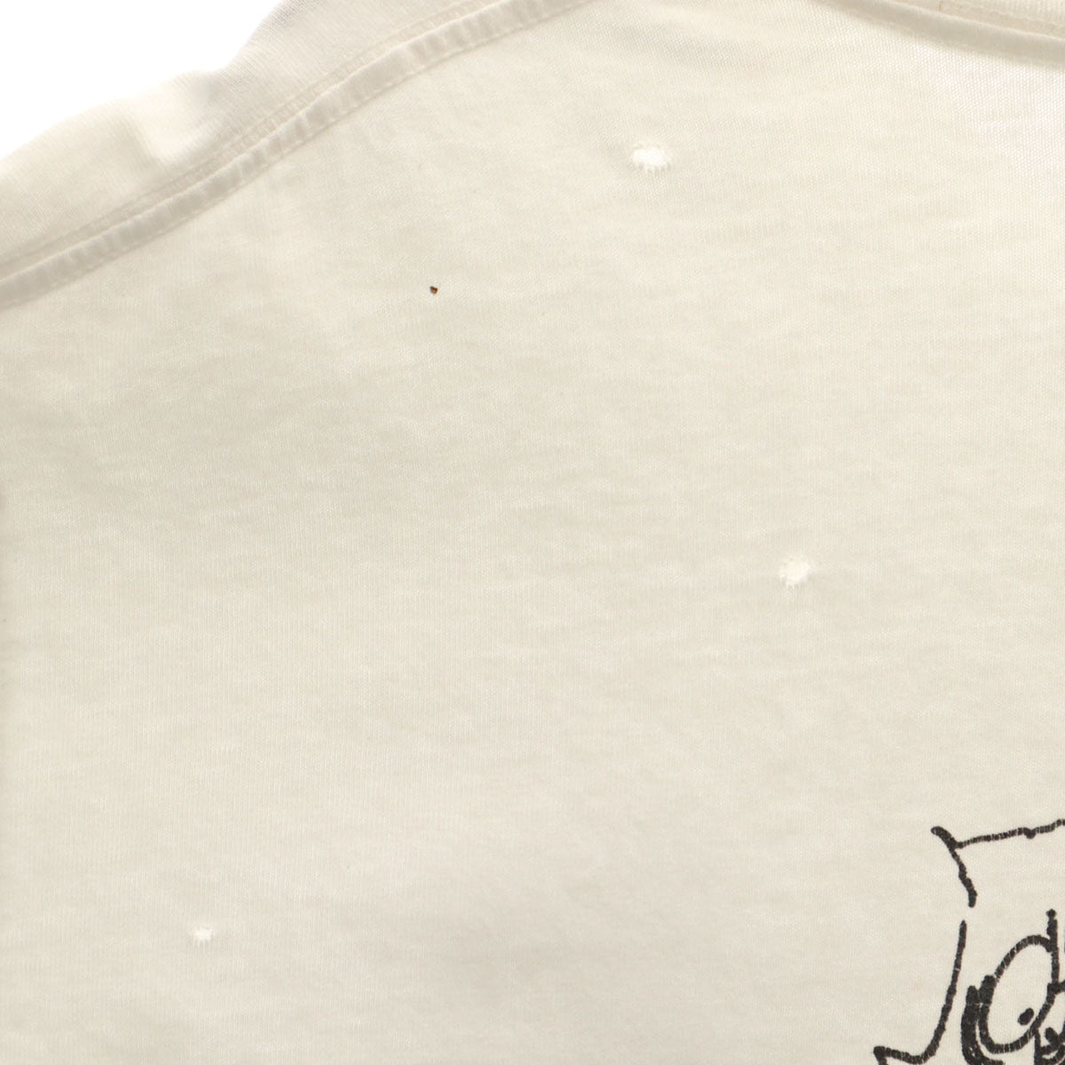 One Sick Puppy 90s USA製 オールド バックプリント 半袖 Tシャツ L ホワイト シングルステッチ ドッグ 犬 メンズ