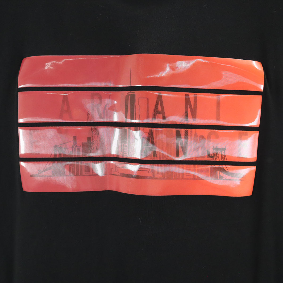 ARMANI EXCHANGE アルマーニエクスチェンジ 半袖 Tシャツ L ブラック メンズ