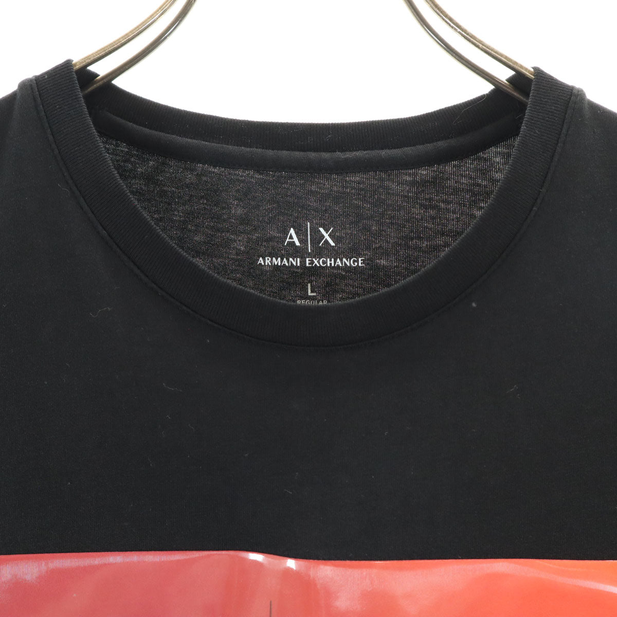ARMANI EXCHANGE アルマーニエクスチェンジ 半袖 Tシャツ L ブラック メンズ