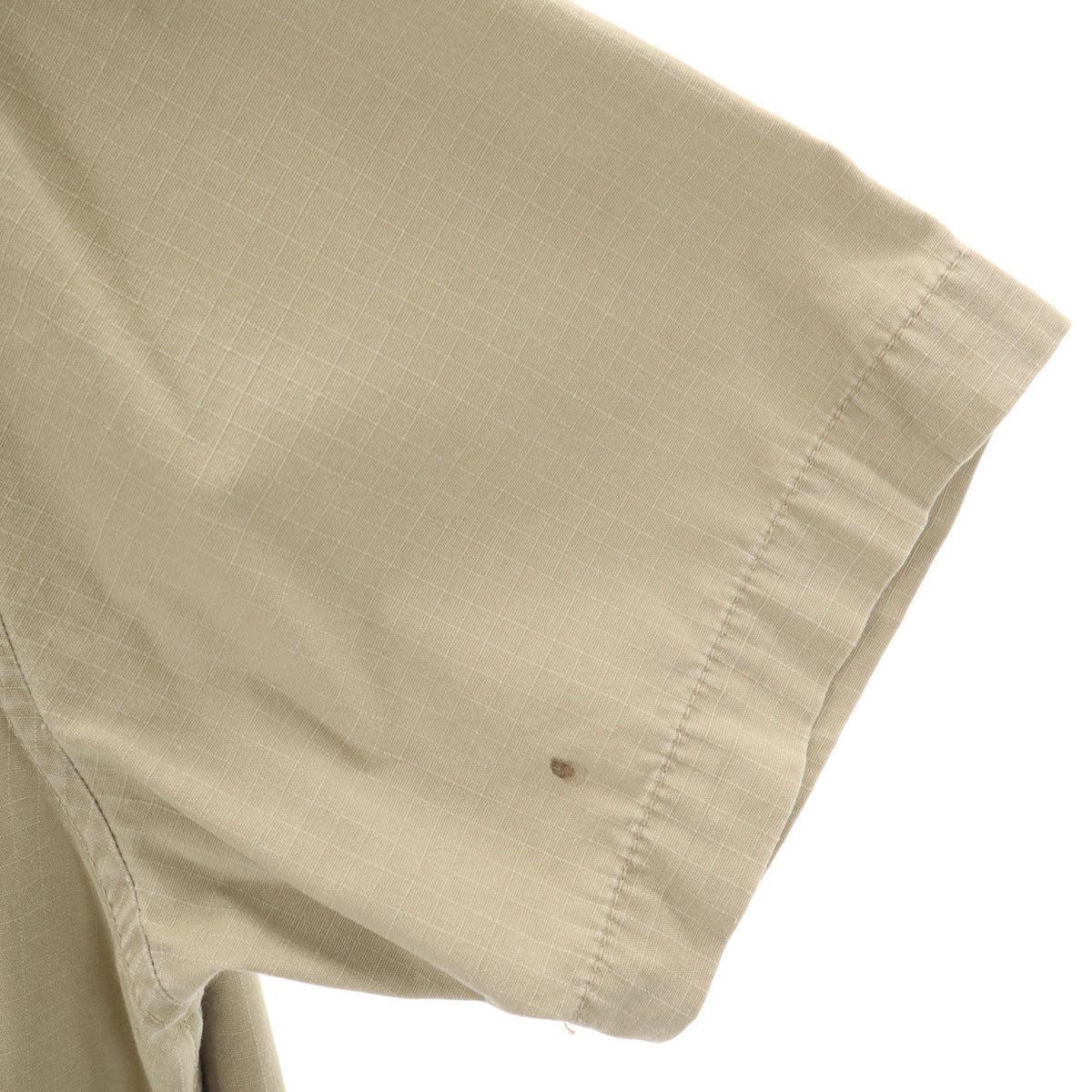 GAP ギャップ オールド 半袖 コットンシャツ S グレージュ メンズ