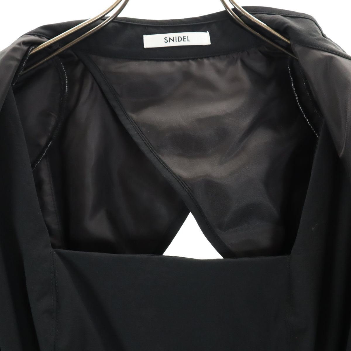 未使用 SNIDEL スナイデル 半袖 ワンピース 1 ブラック系 レディース