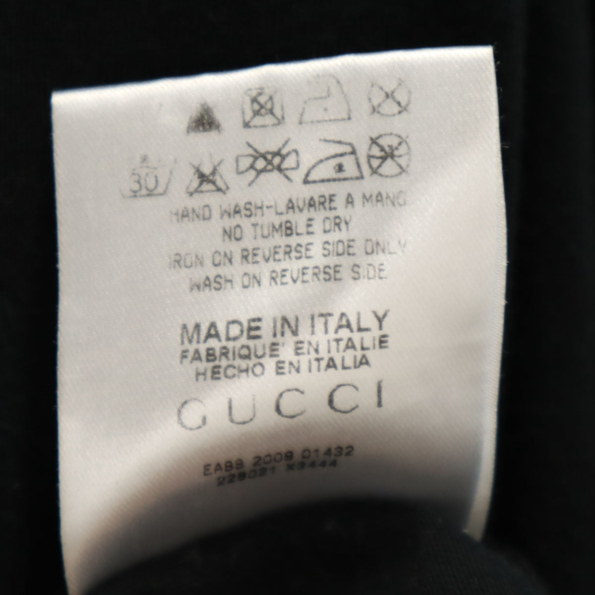 GUCCI グッチ イタリア製 半袖 Tシャツ XL ブラック メンズ