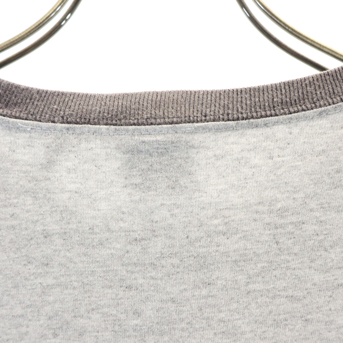 WARNER BROS STUDIO STORE ワーナーブラザーズ スタジオストア 90s USA製 オールド ルーニーテューンズ マービン・ザ・マーシャン 半袖 リンガー Tシャツ M グレー メンズ