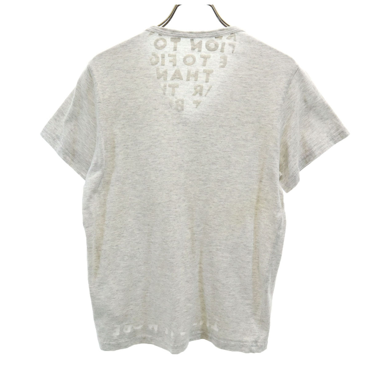 MARTIN MARGIELA マルタンマルジェラ 半袖 Vネック Tシャツ S グレー系 レディース