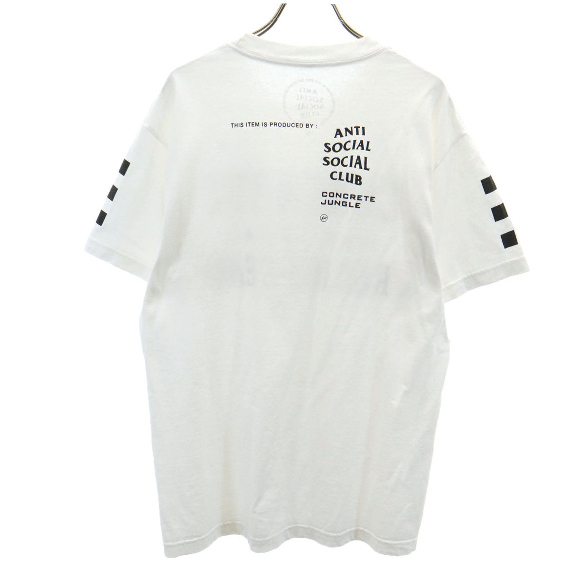 ANTI SOCIAL SOCIAL CLUB アンチソーシャルソーシャルクラブ 日本製 半袖 Tシャツ M ホワイト メンズ