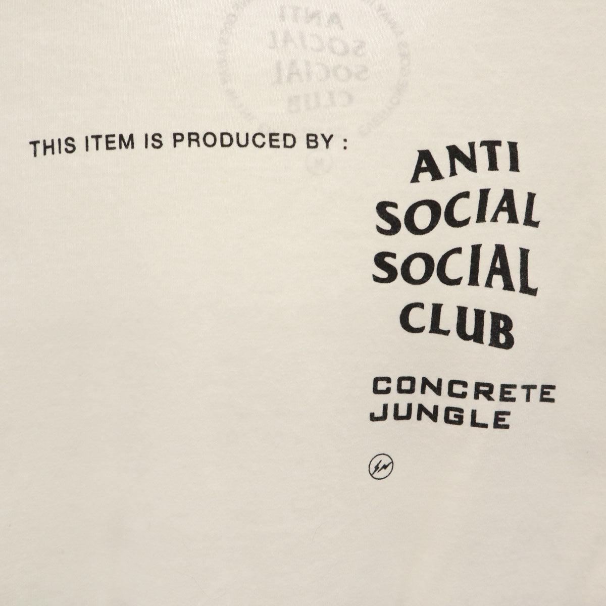 ANTI SOCIAL SOCIAL CLUB アンチソーシャルソーシャルクラブ 日本製 半袖 Tシャツ M ホワイト メンズ