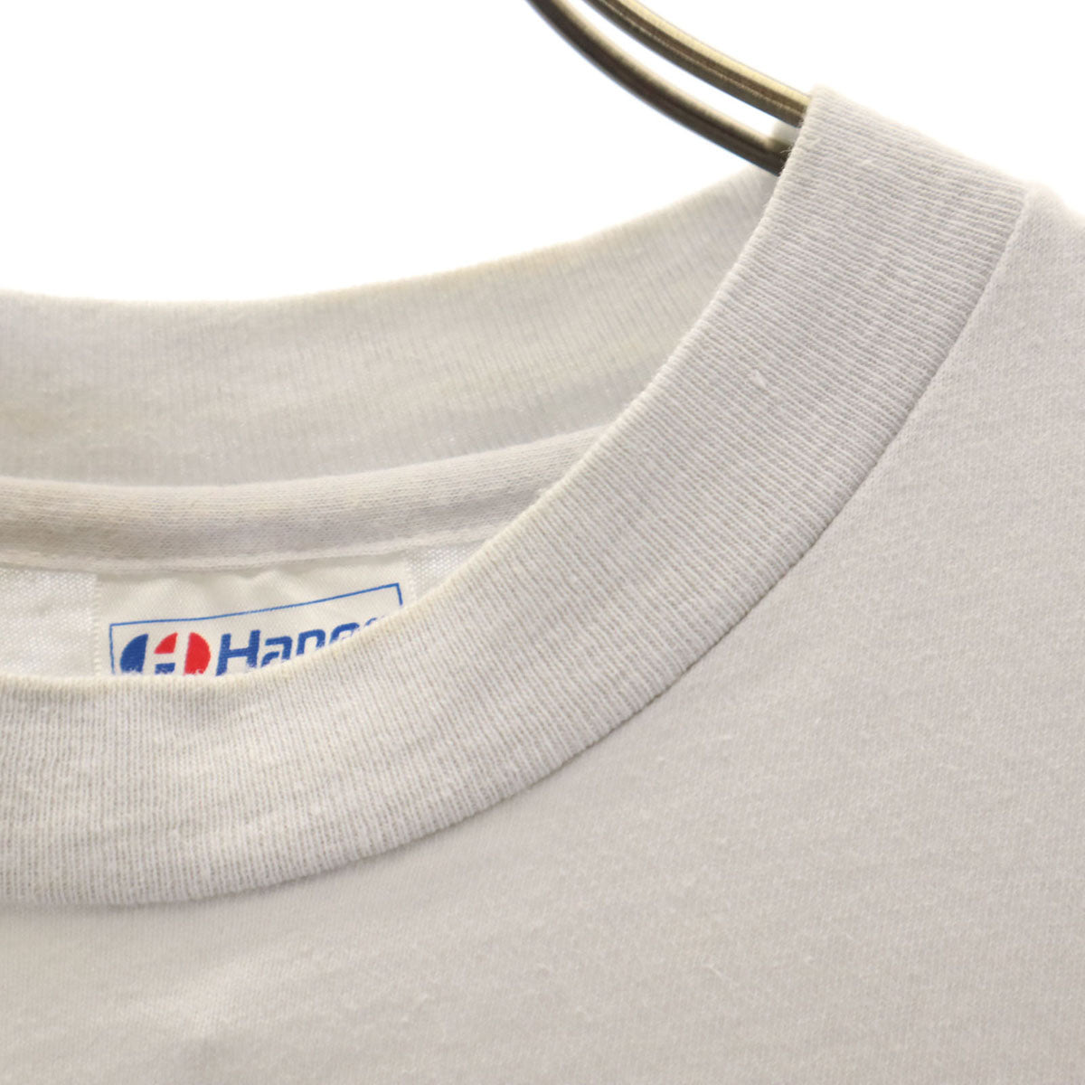 Hanes ヘインズ 80s USA製 ヴィンテージ カヤック プリント 半袖 Tシャツ L グレー BEEFY-T シングルステッチ メンズ
