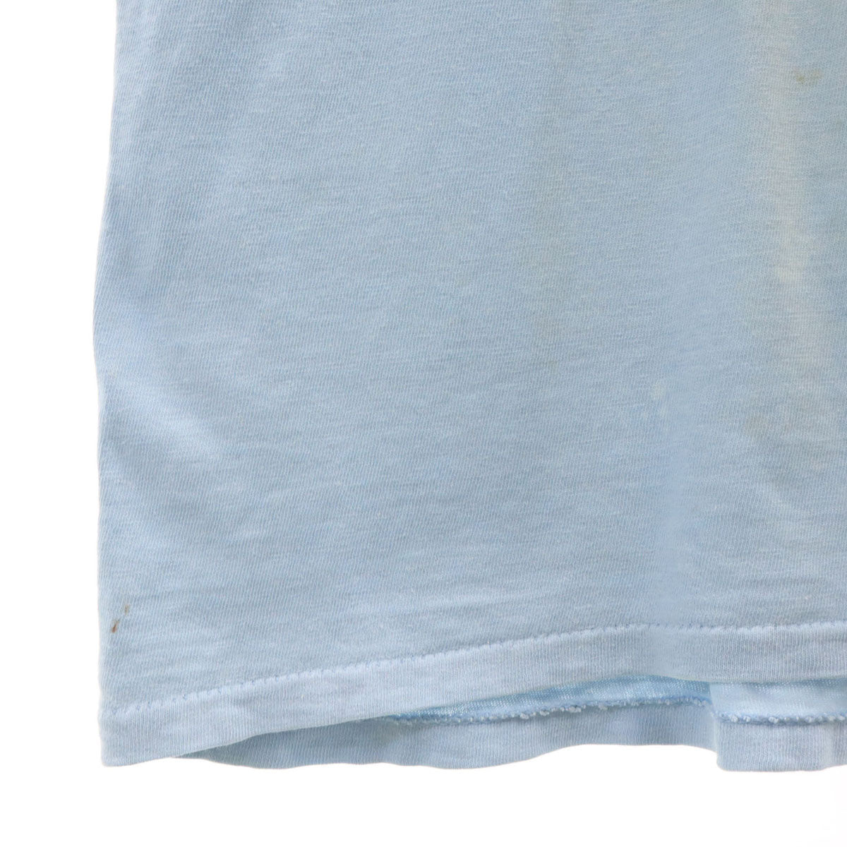 Sunstrokes サンストロークス 70s 80s ヴィンテージ バックプリント 半袖 Tシャツ L 水色 シングルステッチ メンズ