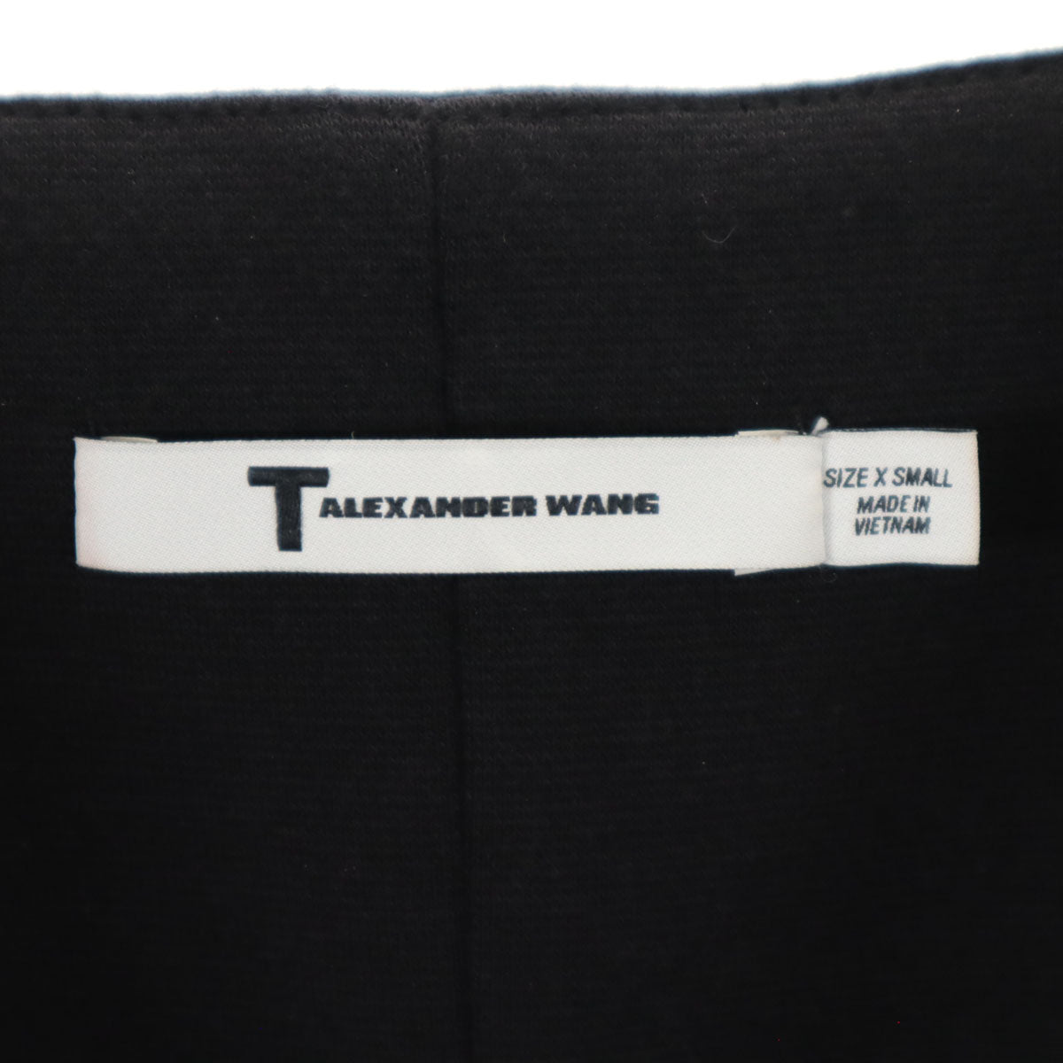 Alexander Wang アレキサンダーワン ノースリーブ ミニワンピース XS ブラック レディース