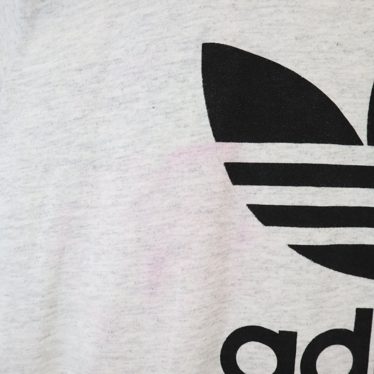 adidas アディダス 90s USA製 オールド トレフォイルロゴ 半袖 Tシャツ M グレー メンズ