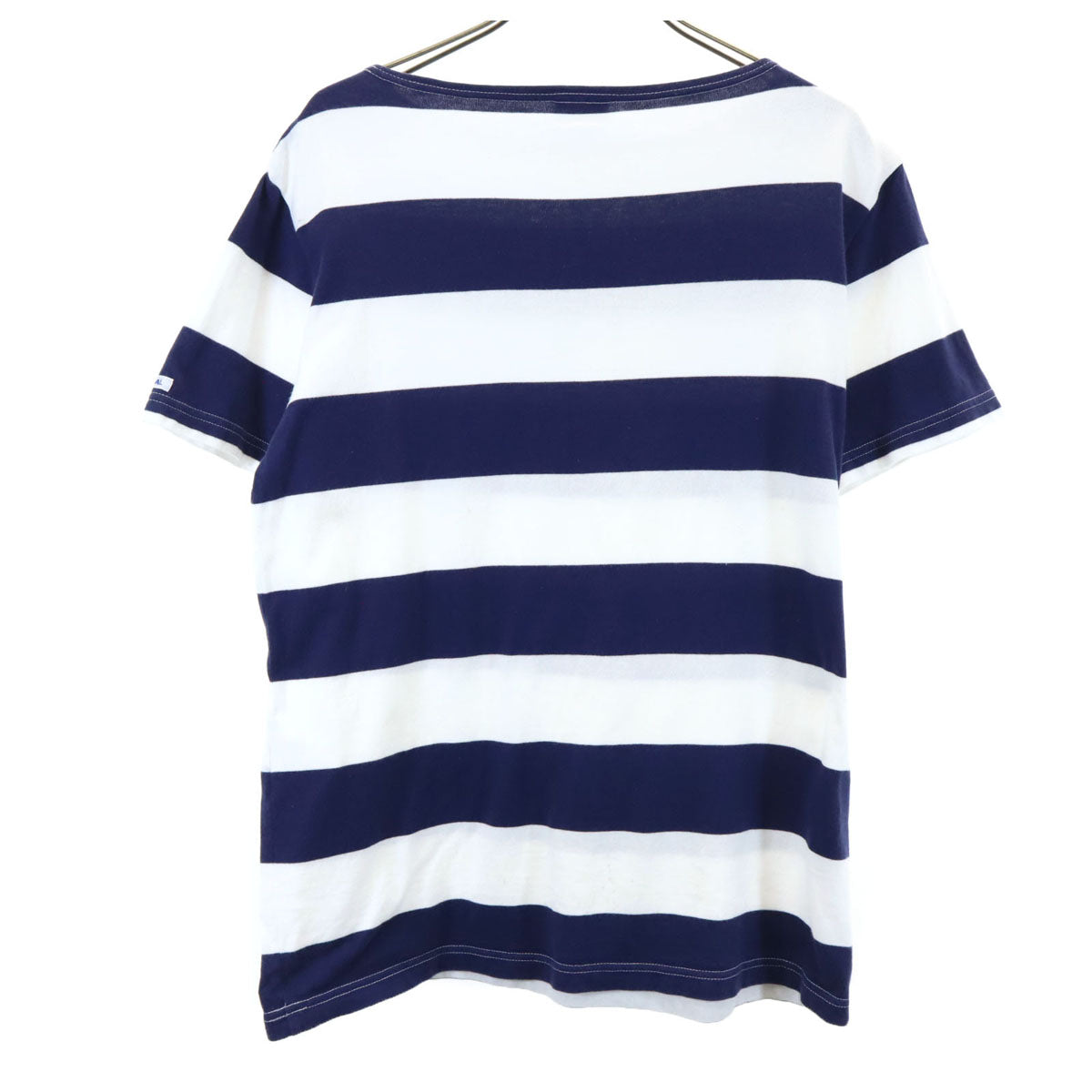 ORCIVAL オーシバル 日本製 ボーダー柄 半袖 ボートネック バスクシャツ 3 ネイビー メンズ