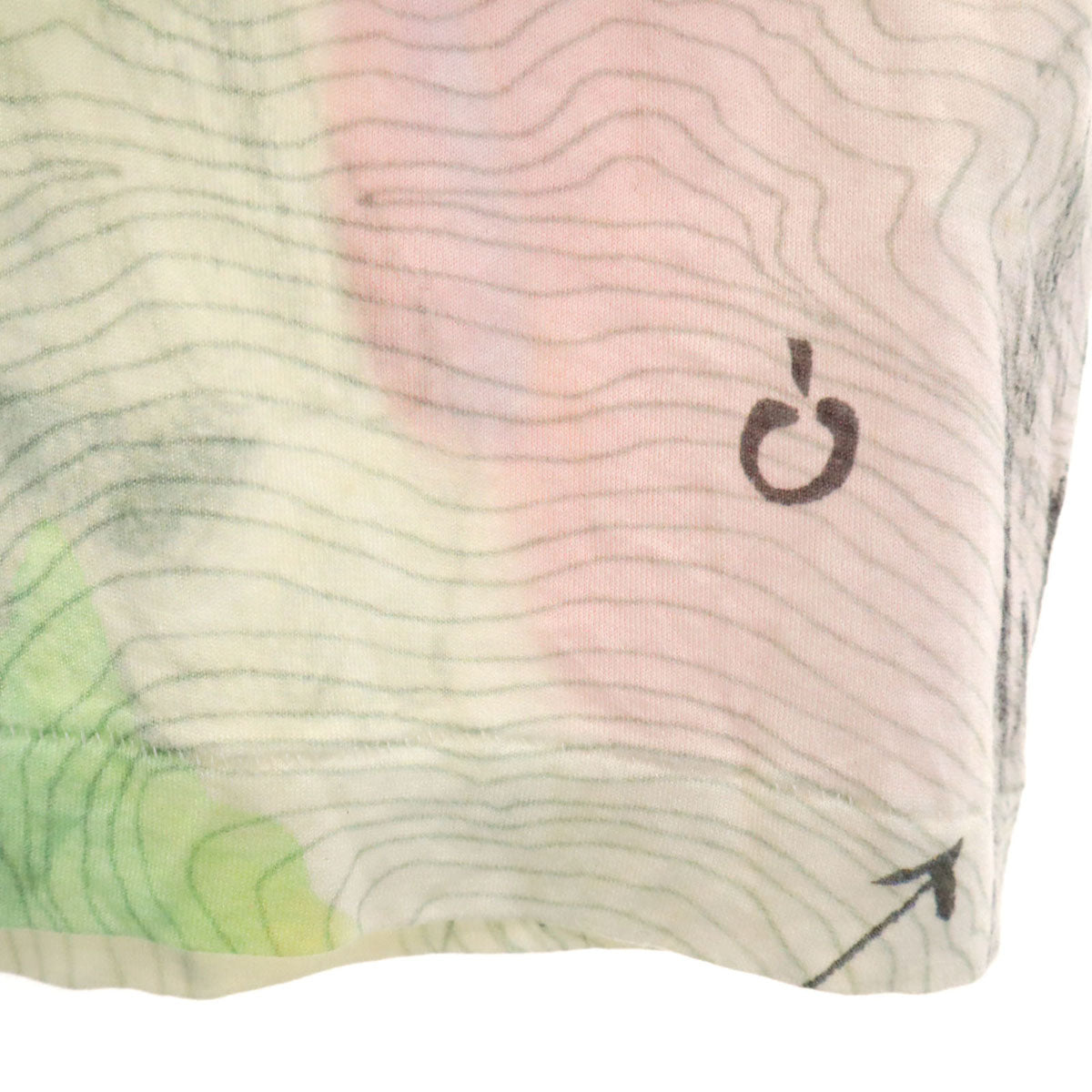 ohta オオタ 日本製 総柄 半袖 Tシャツ MS グレー系 メンズ