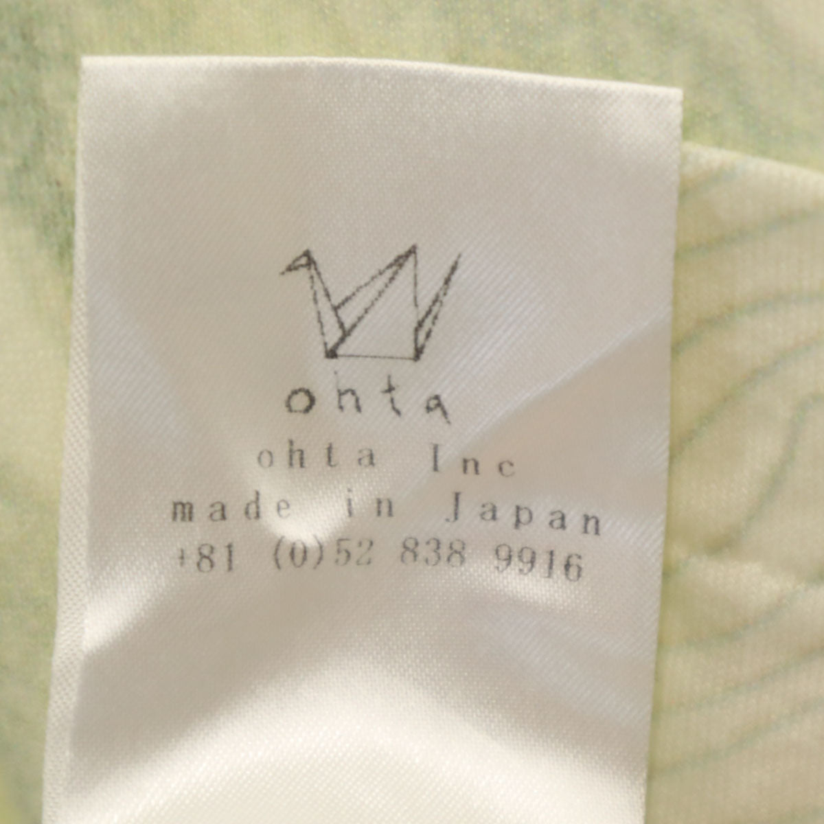 ohta オオタ 日本製 総柄 半袖 Tシャツ MS グレー系 メンズ