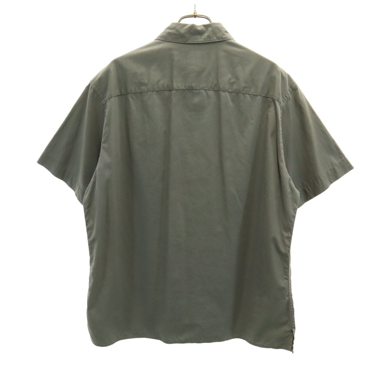 ARMANI EXCHANGE アルマーニエクスチェンジ 90s オールド 半袖 ミリタリーシャツ M カーキ メンズ