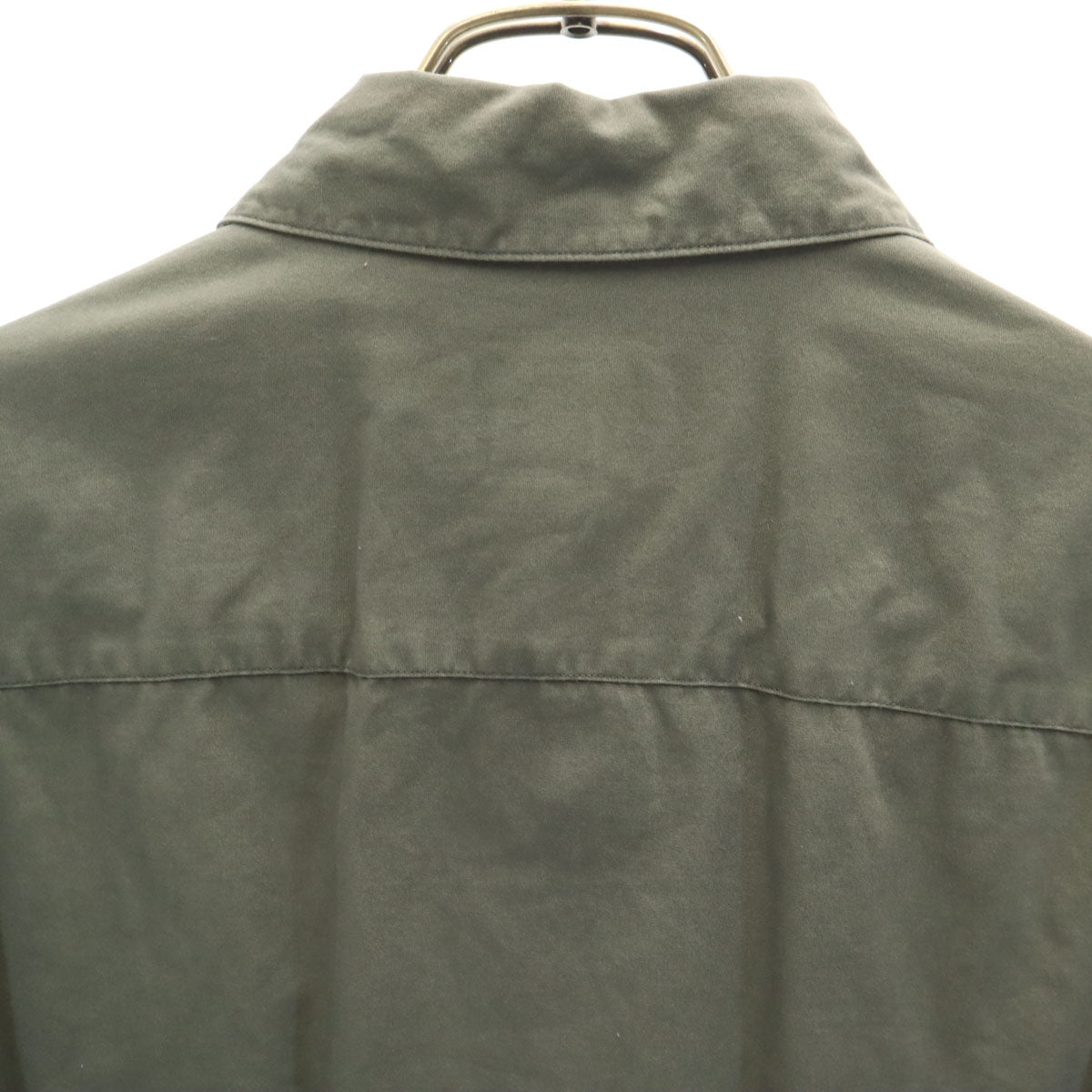 ARMANI EXCHANGE アルマーニエクスチェンジ 90s オールド 半袖 ミリタリーシャツ M カーキ メンズ