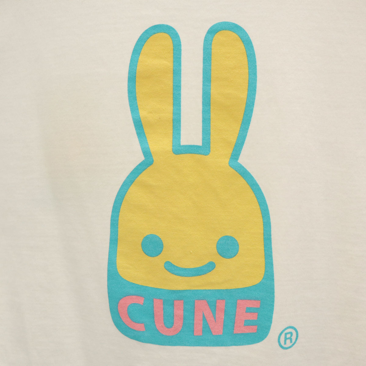 CUNE キューン バックプリント 半袖 Tシャツ M 白 メンズ
